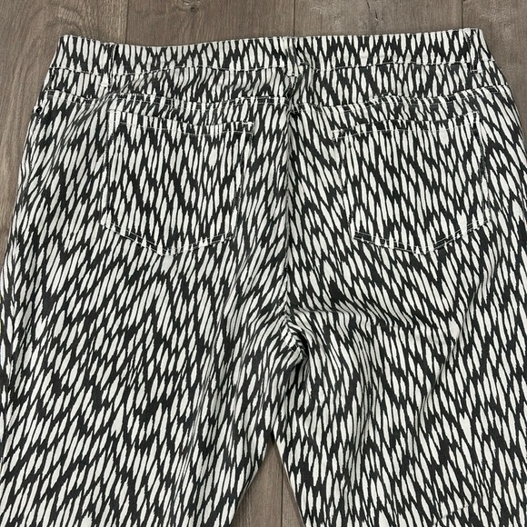 Women's Queen Collection 20 Tall Long 2XL Jeans Denim Pants Black White Stretch - Picture 6 of 10